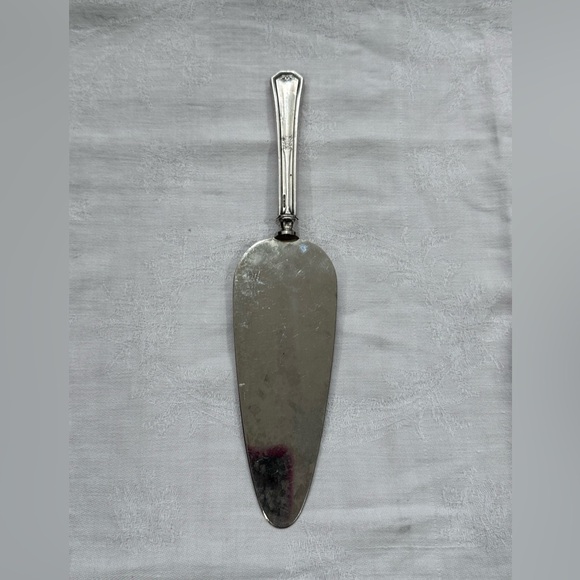Vintage Cake Serving Slice Silver Handle - Picture 1 of 4